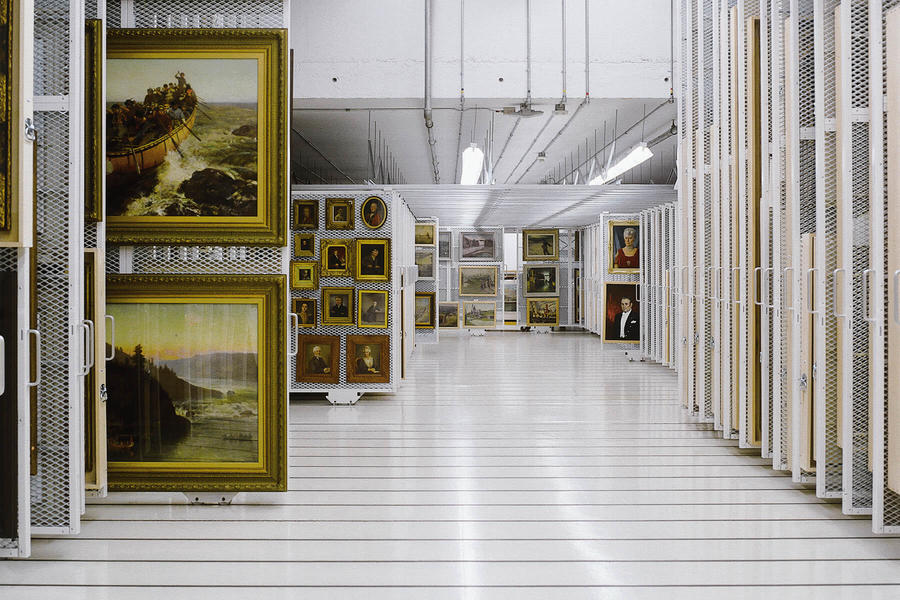 Storage Solutions for Art Gallery